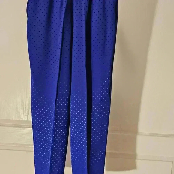 Sleek Royal Blue/Purple Satin 2 Piece Pantsuit - Golden Girls - Picture 8 of 11